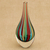 Art glass vase, 'Circus' (9 inch) - Hand Crafted Murano-Inspired Art Glass Vase (9 Inch) thumbail