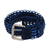 Soda pop-top belt, 'Eco-Conscious Blue' - Recycled Soda Pop-Top Belt in Blue thumbail