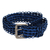 Soda pop-top belt, 'Eco-Conscious Blue' - Recycled Soda Pop-Top Belt in Blue (image 2d) thumbail