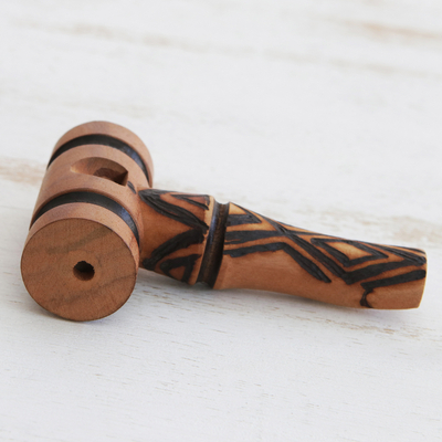Wood bird call whistles, 'Native Song' (set of 4) - Hand Crafted Pataxo Bird call Whistles (Set of 4)