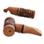 Wood bird call whistles, 'Native Song' (set of 4) - Hand Crafted Pataxo Bird call Whistles (Set of 4) (image 2f) thumbail