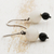 Ohrhänger aus Achat und Onyx - Perlenohrringe aus Onyx und Achat