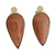 Ohrhänger aus Gold und Jaspis - Ohrhänger aus 18-karätigem Gold und Jaspis