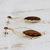 Pendientes colgantes de ojo de tigre dorado y perlas cultivadas - Pendientes llamativos de oro de 18 quilates y ojo de tigre