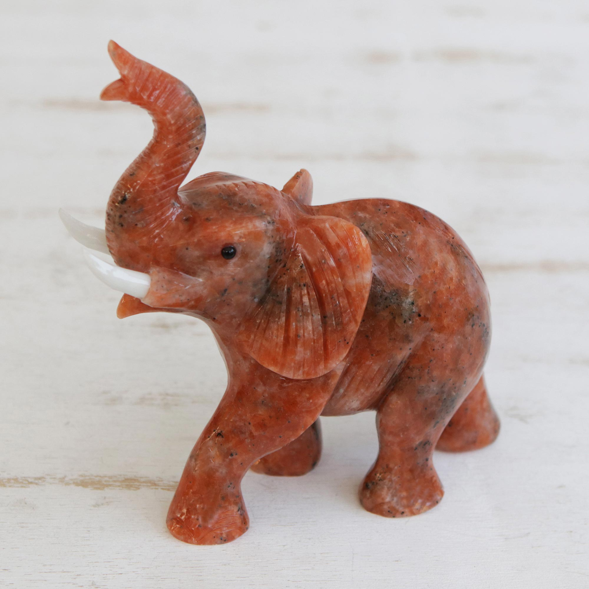 orange stuffed elephant