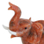 Calcite sculpture, 'Ginger Elephant' - Orange Calcite Elephant Sculpture (image 2e) thumbail