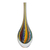 Handgeblasene Kunstglasvase - Handgeblasene, von Murano inspirierte Kunstglasvase zum Sammeln