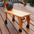 Decorative wood bench, 'Brown Monkey' - Monkey Decorative Wood Bench Accent (image 2c) thumbail