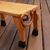Decorative wood bench, 'Brown Monkey' - Monkey Decorative Wood Bench Accent (image 2d) thumbail