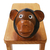 Decorative wood bench, 'Brown Monkey' - Monkey Decorative Wood Bench Accent (image 2h) thumbail