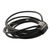 Leather cord wrap bracelet, 'Spatial Spin' - Modern Black & Graphite Leather Cord Wrap Bracelet (image 2e) thumbail