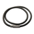 Leather cord wrap bracelet, 'Black and Grey Urban Confidence' - Brazilian Black & Graphite Leather Cord Wrap Bracelet (image 2c) thumbail