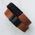 Wickelarmband aus Leder - Braunes Leder-Wickelarmband mit Magnetverschluss