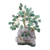 Mini-Edelsteinbaumskulptur aus grünem Quarz und Amethyst - Brasilianische Mini-Edelsteinbaumskulptur aus grünem Quarz und Amethyst