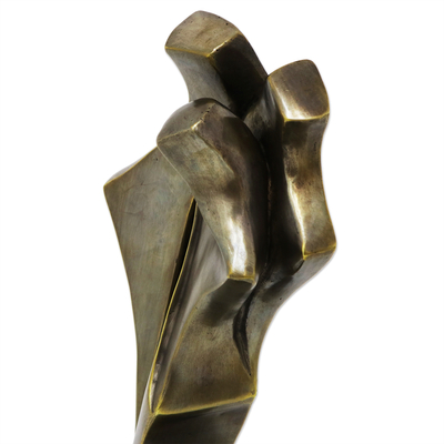 Bronze sculpture, 'Trilogy' (2020) - Original Abstract Bronze Sculpture