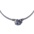 Sodalite collar necklace, 'Cloud Embrace' - Contemporary Sodalite Collar Necklace