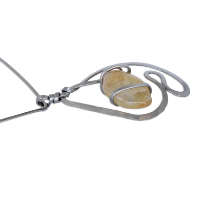 collar colgante citrino - Collar Llamativo con Citrino