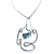 Jasper pendant necklace, 'Winding Trail' - Ocean Jasper Pendant Necklace