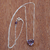 Amethyst pendant necklace, 'Heart of Light' - Brazil Heart-Shaped Faceted Amethyst Pendant Necklace (image 2b) thumbail