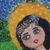'Fraternal Embrace' - Brazilian Signed Naif Painting of an Angel of Nature (image 2b) thumbail