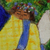 'The Devotees' - Original Naif Painting of a Family Adoring the Holy Trinity (image 2b) thumbail