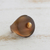 Siegelring aus Achat und Zuchtperle, 'Golden Caramel' - Handgefertigter Karamell-Achat und Gold-Zuchtperlen-Ring