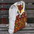 Hand-painted cotton backpack, 'Tribal Treasure' - Colorful Hand Painted Backpack