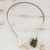 Serpentine collar necklace, 'Verdant Earth' - Handmade Serpentine Collar Necklace
