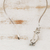 Quartz collar necklace, 'Crystal Clear' - Clear Quartz Statement Necklace