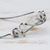 Quartz collar necklace, 'Crystal Clear' - Clear Quartz Statement Necklace