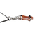 Achat-Anhänger-Halskette, 'Caramel Ribbon' - Statement-Halskette mit Karamell-Achat