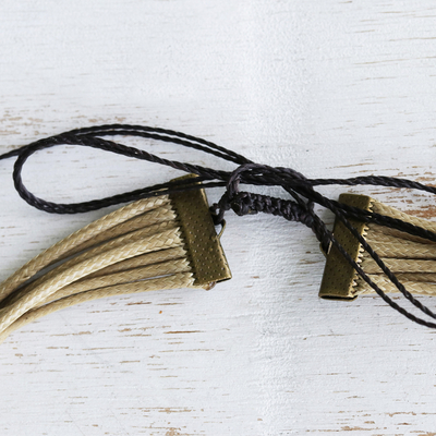 Halskette mit Kürbisanhänger - Handgeschnitzte Kürbishalskette