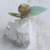 Gemstone sculpture, 'Butterfly's Rest' - Onyx and Quartz Butterfly Sculpture (image 2c) thumbail