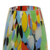 Handblown art glass vase, 'Carnival Confetti' (9 inch) - Unique Murano Inspired Glass Vase (9 inch)
