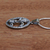 Silberne Halskette mit Anhänger - Halskette mit Fleur-de-lis-Anhänger