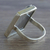 Agate cocktail ring, 'Hidden Curves' - Square Agate Cocktail Ring (image 2c) thumbail
