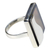 Agate cocktail ring, 'Hidden Curves' - Square Agate Cocktail Ring (image 2d) thumbail