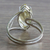 Lemon quartz solitaire wrap ring, 'Glimpse of Spring' - Wrap Style Ring with Lemon Quartz (image 2c) thumbail