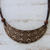 Gourd pendant necklace, 'Marajo Half-Moon' - Hand Carved Gourd Pendant Necklace (image 2c) thumbail