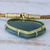 Quartz and golden grass pendant necklace, 'Whole Heart' - Golden Grass Necklace with Green Quartz (image 2c) thumbail