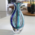 Handgeblasene Kunstglasvase - Handgeblasene Kunstvase im Murano-Stil zum Sammeln