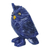 Sodalite and calcite sculpture, 'Amazon Flyer' - Handcrafted Sodalite Owl Sculpture from Brazil (image 2c) thumbail