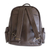 Leather backpack, 'Champion in Matte Coffee Brown' - Matte Coffee Brown Leather Padded Backpack from Brazil