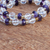 Multi-gemstone beaded bracelets, 'Amethyst Clarity' (pair) - Two Quartz Amethyst Citrine Beaded Bracelets from Brazil (image 2c) thumbail