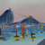 'Favela Dona Marta V' - Unstretched Impressionist Favela Painting in Acrylic