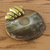 Agate and bronze soap dish, 'Earth's Offering' - Surrealist Agate and Bronze Soap Dish from Brazil thumbail