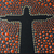 Deko-Box aus Holz, (4,5 Zoll) - Orange schwarz handbemalte Cristo Redentor Box 4,5 Zoll