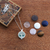 Convertible gemstone pendant necklace, 'Precious Tree of Life' - Brazilian Convertible Gemstone Necklace (image 2d) thumbail