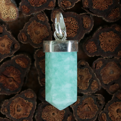 Amazonite pendant, Blue-Green Spirit