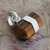 Tiger's eye pendant, 'Sunny Brown Purity' - Pointed Faceted Tiger's Eye Pendant from Brazil (image 2d) thumbail